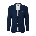 Veston slim fit en laine mélangée au tissage hopsack H-HUTSON
