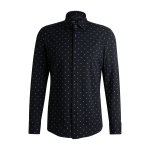 Chemise Slim imprimée en tissu stretch performant P-HANK