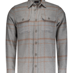 Overshirt à carreaux en coton