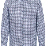 Chemise de coton à motif