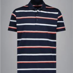 Polo en coton jersey double mercerisé avec Shark Tag