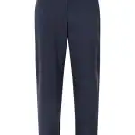 Pantalon avec taille élastique et ourlet retroussé