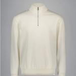 Pull Piuma en coton ultra-léger à demi-zip