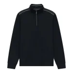 Pull en maille avec fermeture éclair et col montant moderne